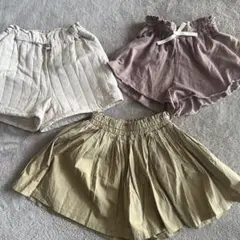ハーフパンツ 3色セット 110サイズ