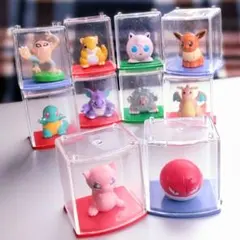 ポケモン　ミニフィギュア　ケース入りコレクション　当時物　ビリリダマ　ミュウ