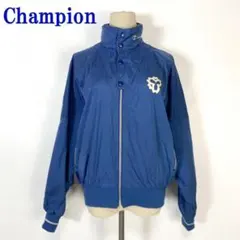 80s Champion チャンピオンジップアップブルゾンブルーM C9478のサムネイル