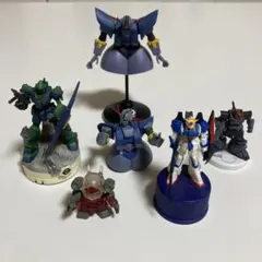 ガンダム フィギュア まとめ売り ジオング Zガンダム ネモ 他 ボトルキャップ