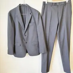 【超美品】ユニクロ　感動ジャケット　ダークグレー　セットアップS