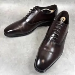 【美品】MODELLO madras ストレートチップ ダークブラウン 25.5のサムネイル