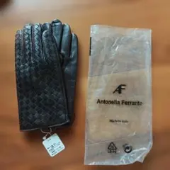 Antonella Ferrante イントレチャート レザーグローブ