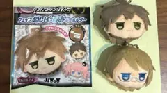 ダンガンロンパ1・2 フェイスぬいぐるみキーホルダー 2種 苗木誠 十神白夜