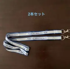 비매품 ANA 기체 공장 견학 넥 스트랩 블루 행거 투어 2 세트