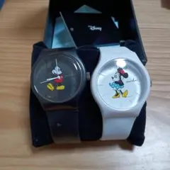 rienda ディズニーDISNEY ミッキーマウス、ミニマウス ペアウォッチ