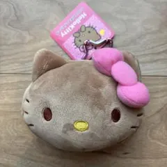 日焼けハローキティ サンリオ カラビナ付きフェイスポーチ キーホルダー