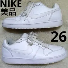 美品　Nike エバノン LOW　ホワイト　26のサムネイル