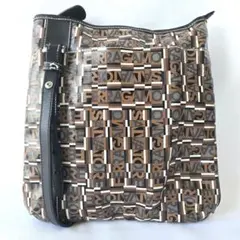 サルヴァトーレ フェラガモ PVC 総柄 ショルダーバッグ サコッシュ