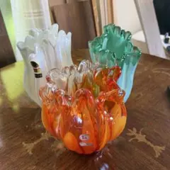 琉球ガラス朝顔モチーフ 5本セット - メルカリ
