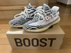 リ*ロ様 adidas Yeezy Boost 350 V2 ゼブラ Zebra