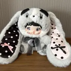 Nommi きのこ帽子400パーセント　黒　２点セット