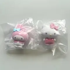 サンリオ ふわふわフロッキードール マイメロディ ハローキティ ガチャガチャ