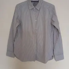 無印良品ストライプ 長袖シャツ Sサイズ