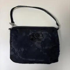 Guy Laroche ハンドバッグ ブラック リボン