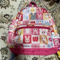 ミキハウス　ウサギデザインのキッズリュック