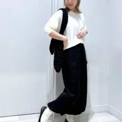 グローバルワークトリプルイージーVネックプルオーバー　 アイボリー　L
