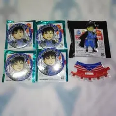 鋼の錬金術師　缶バッチ　アクリルスタンドキーホルダー　ロイ・マスタング