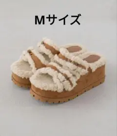 【最安値】Darich ダーリッチ フェイクムートンベルトスリッポン Мサイズ