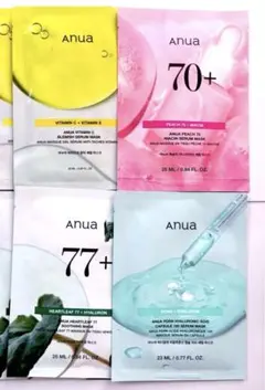 Anua アヌア シートマスク サンプル ドクダミ 桃 PDRN ビタミン