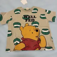 【新品】くまのプーさん 半袖　Tシャツ 80cm littc リトシー　はちみつ