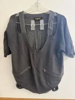 DIESEL Black Gold 半袖カットソー ダークグレーのサムネイル