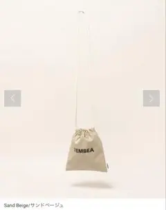 TEMBEA 巾着ポシェット サンドベージュのサムネイル