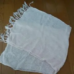 ストール　ショール　マフラー　首巻き　薄手　ピンク色　桜色