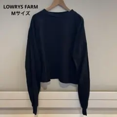 ローリーズファーム　ロンT カットソー　長袖　黒　Mサイズ