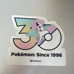 韓国限定 ポケモン 30周年記念 ステッカー 公式品 シール ミュウツー