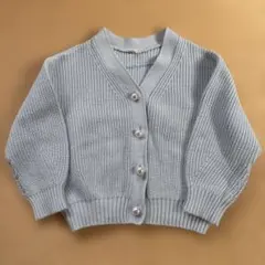 GU パールボタン付カーディガン110