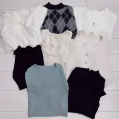 レディース服　まとめ売り　ニット　トップス　長袖　Lサイズ　GRL INGNI