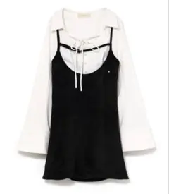 andmary Betty velor mini dress - メルカリ