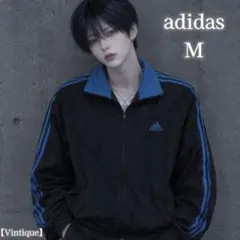 adidas トラックジャケット 3ライン ネイビー M 売り尽くし