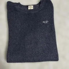HOLLISTER クルーネックセーター M ダークネイビー
