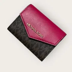 MICHAEL KORS キーケース ピンク/ブラウン