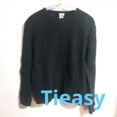 Tieasy　ティージー　ワッフルコットンニット　M