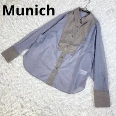 美品　Munich　ミューニック　シアーデニム×6ozスラブデニムブザムシャツのサムネイル