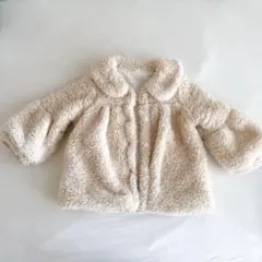 ベージュ フリースコート 18-24M