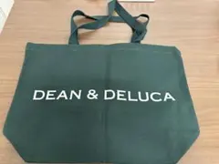 DEAN & DELUCA ダークグリーントートバッグ Lサイズ