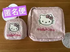 3coins ハローキティ スリーコインズ パールピンクキルト 2点セット