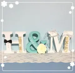 may-lfwwem様確認用♡ウエディングバージョン・イニシャルオブジェ