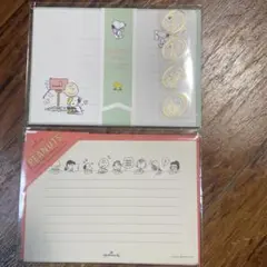 PEANUTS レターセット ２点