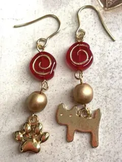 チェコビーズ ピアス