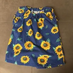 ベビー キッズ ひまわり柄ワンピース 90cm