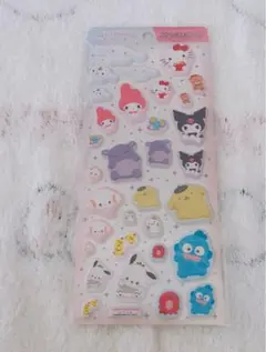 サンリオキャラクターズ ぷっくりシール ほっぺつん