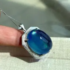 ⭐︎【高級】天然 アクアマリン ペンダントトップ s925 15.9g - メルカリ