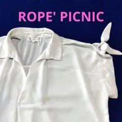 ROPE' PICNIC ロペピクニック【美品】フレンチ袖 ブラウス 白