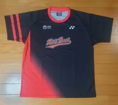 新品タグ付き　YONEX NTT東日本　桃田　Tシャツ　ユニL YONEX NTT東日本 桃田ネーム入りシャツ XO YONEX NTT東日本 桃田