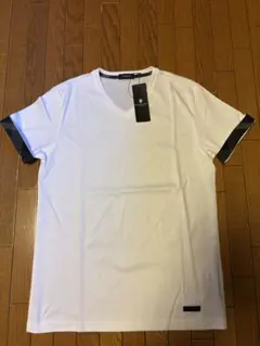 ブラックレーベル　新品　タグ付　ホワイト Vネック Tシャツ L